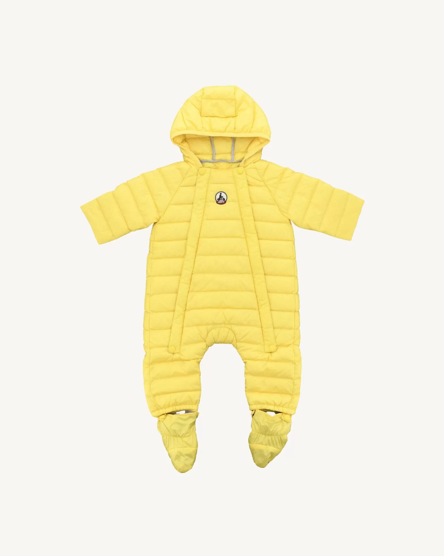 Kids JOTT Baby Romper Light Yellow Frog