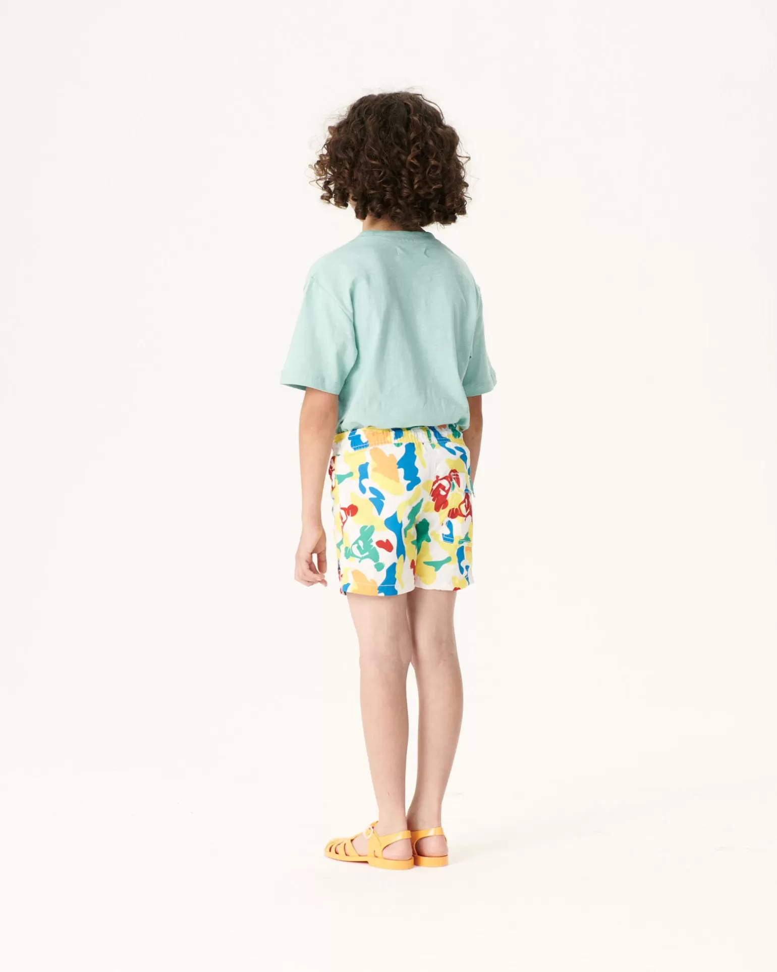 Kids JOTT Cassis Children'S Multicolored Camo Swim Shorts
