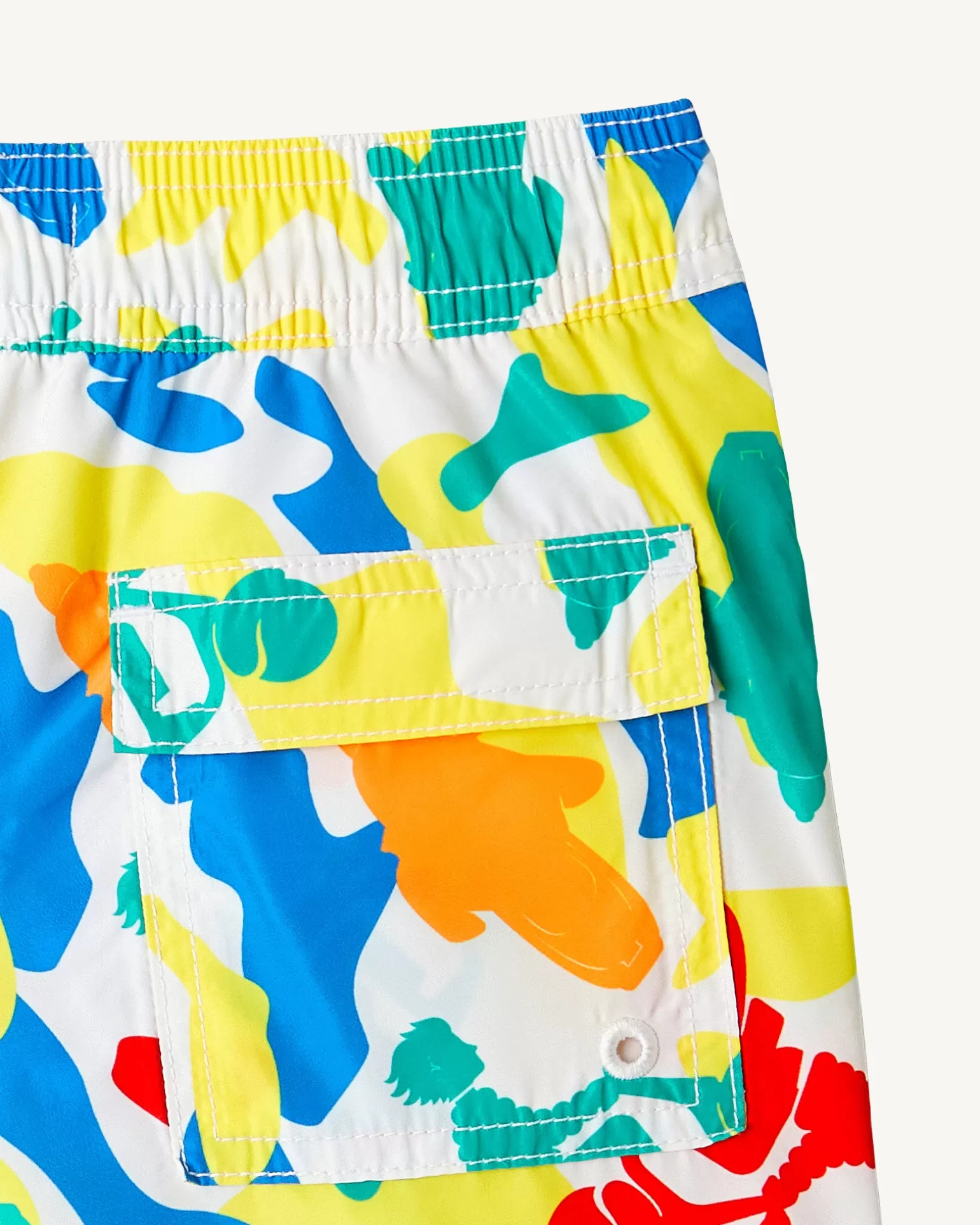 Kids JOTT Cassis Children'S Multicolored Camo Swim Shorts