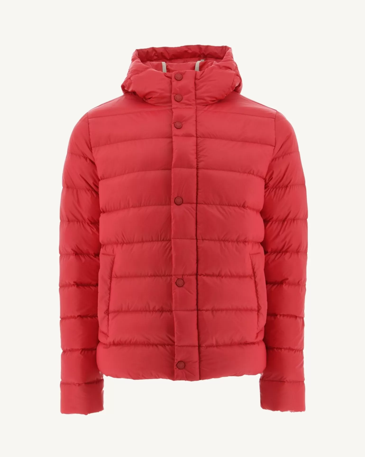 Men JOTT Red Jorge Hooded Puffer Jacket
