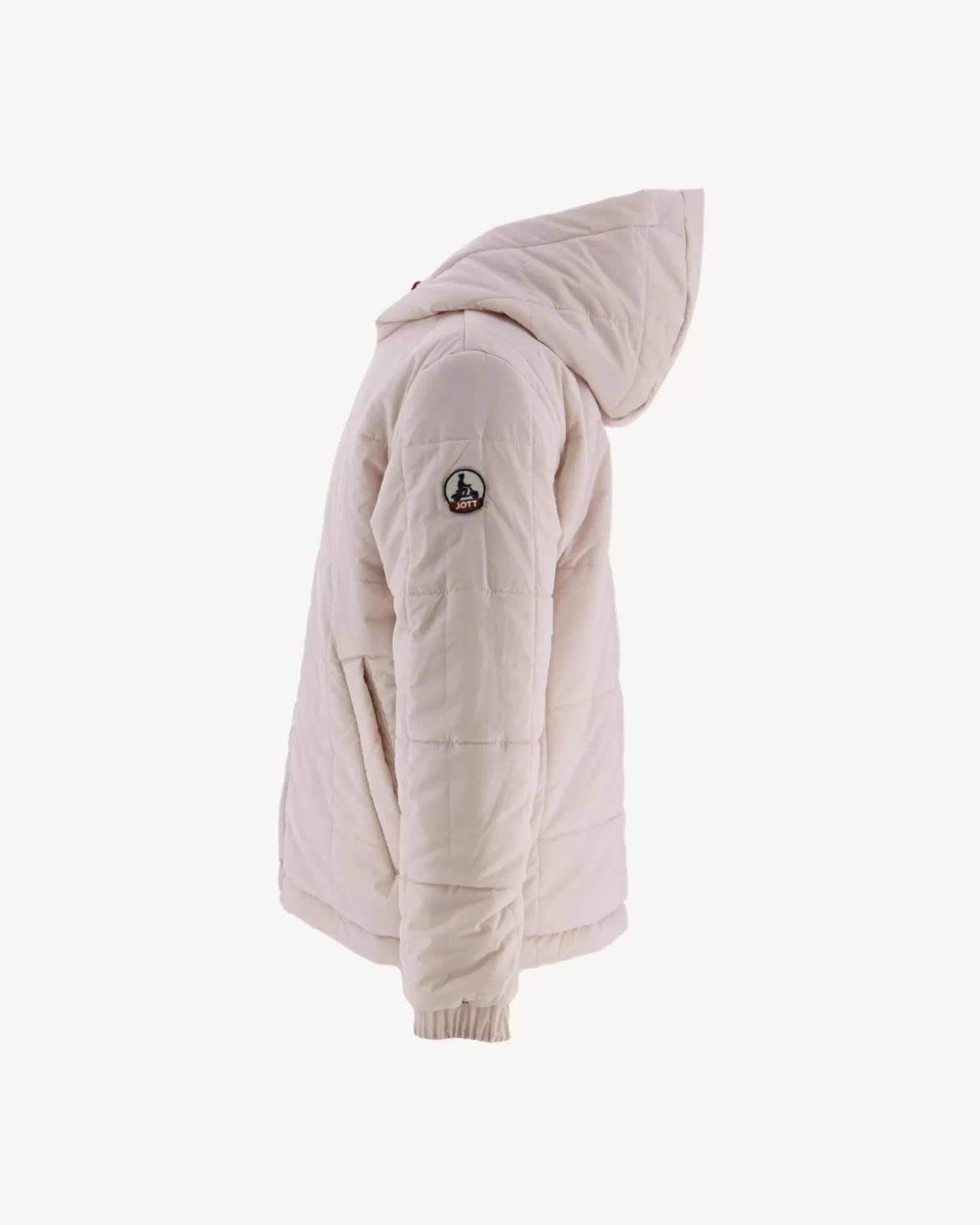 Kids JOTT Reversible Ultralight Down Jacket With Hood Intense Pink/Light Pink Ch