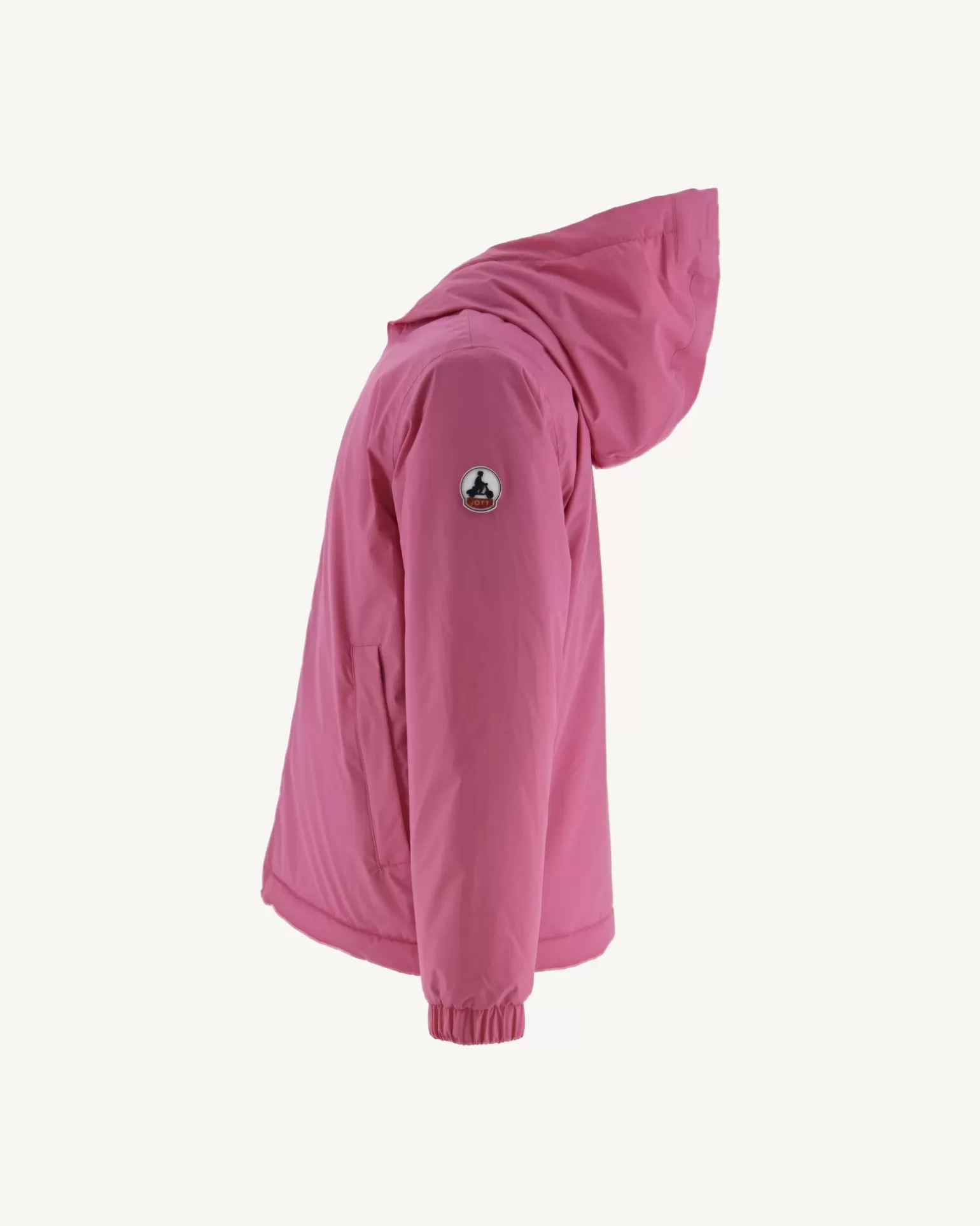Kids JOTT Reversible Ultralight Down Jacket With Hood Intense Pink/Light Pink Ch